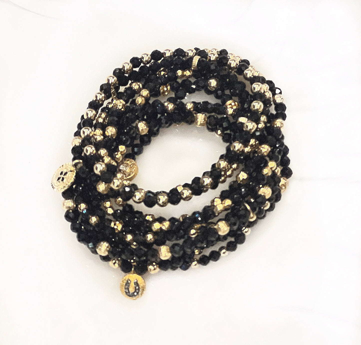 Spinel Faceted Bead Bracelets