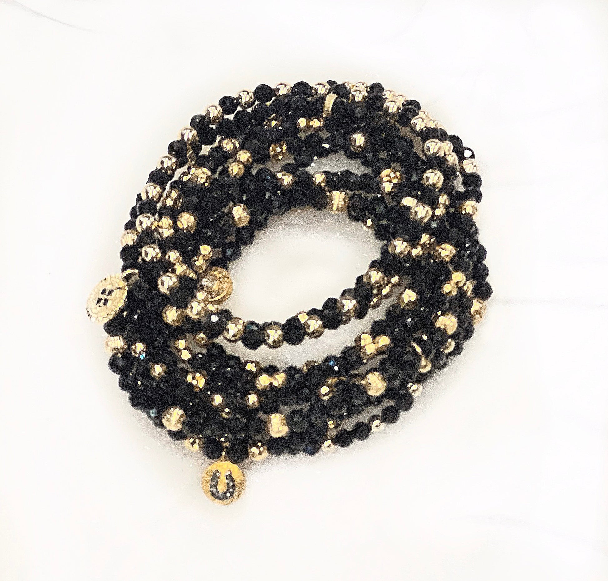 Spinel Faceted Bead Bracelets