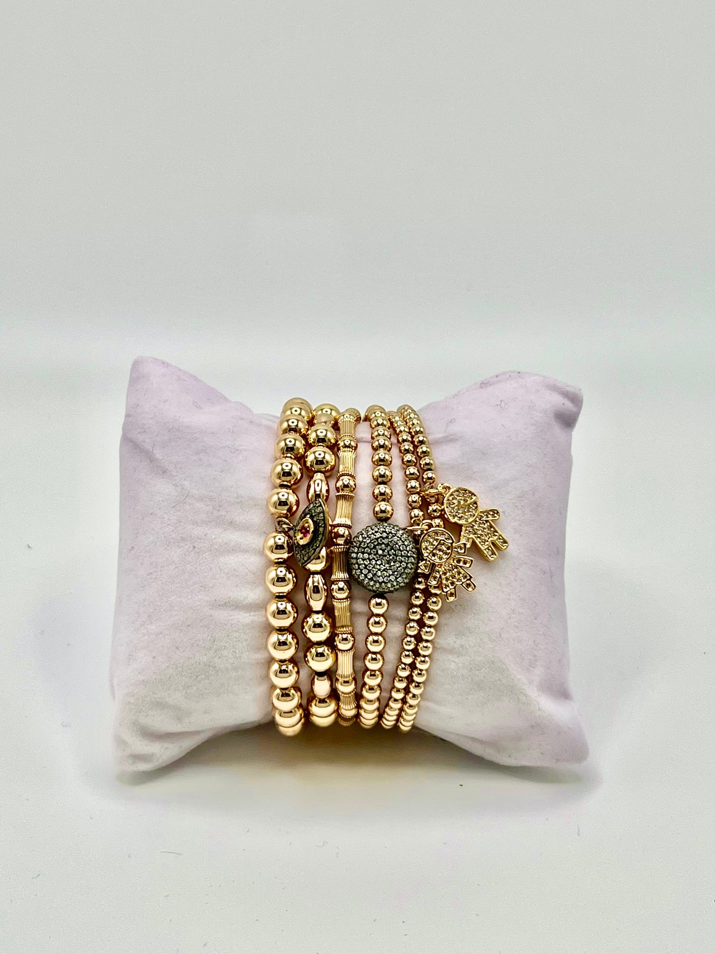Gold Bead Bracelet