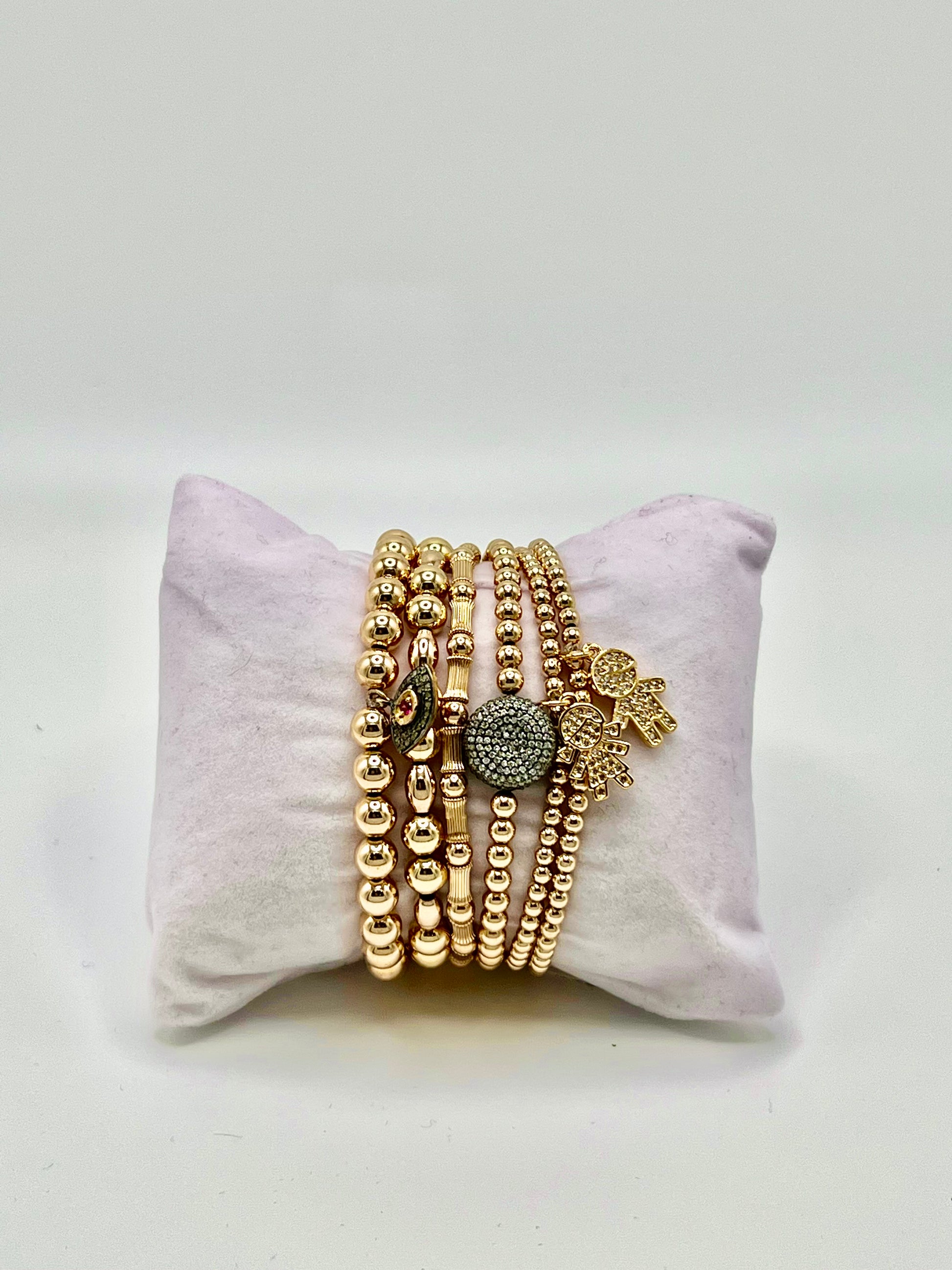 Gold Bead Bracelet